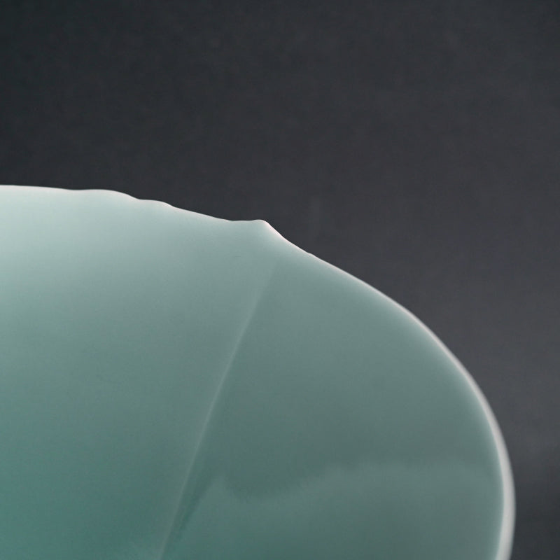 Huge Celadon Basin ー深見 陶治 “翠”