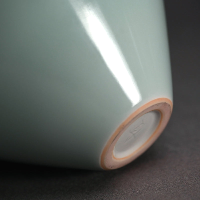 Huge Celadon Basin ー深見 陶治 “翠”