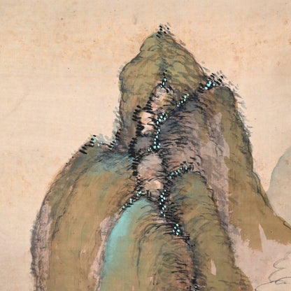 重要な初期南画風景、1919 ー白倉二峰「雲山図」