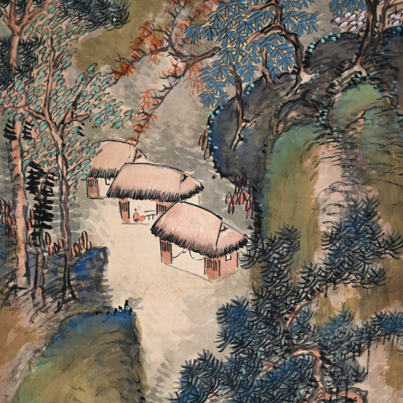 重要な初期南画風景、1919 ー白倉二峰「雲山図」
