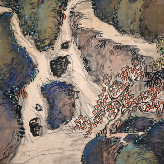 Pivotal Early Nanga Landscape, 1919 ー白倉 二峰 “雲山図”