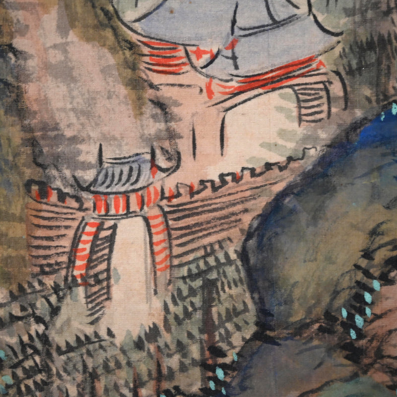 重要な初期南画風景、1919 ー白倉二峰「雲山図」