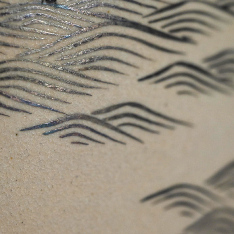 幻想茶会 水指ー久世 久宝 「仁清色絵柳橋水指」