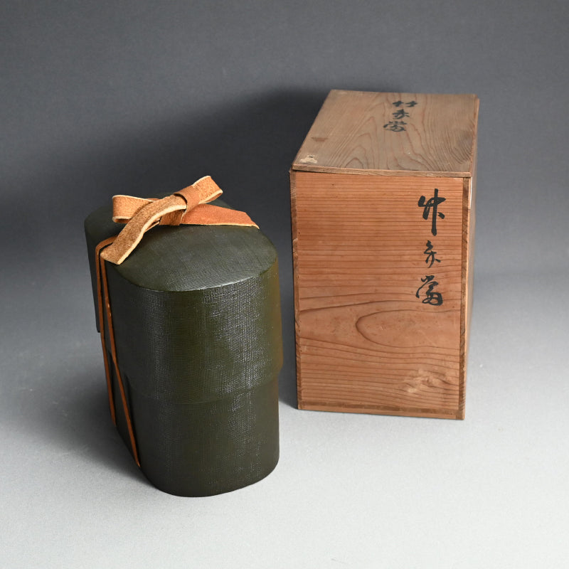 アンティーク 日本の竹弁当 ピクニックセット ー竹弁器