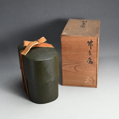 アンティーク 日本の竹弁当 ピクニックセット ー竹弁器