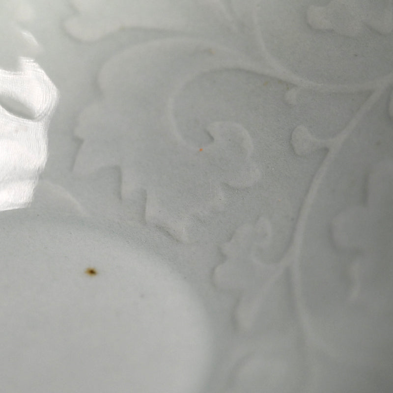 Exquisite Celadon Bowl By Imperial Artist ー初代 諏訪 蘇山 "青瓷 陽紋鉢"