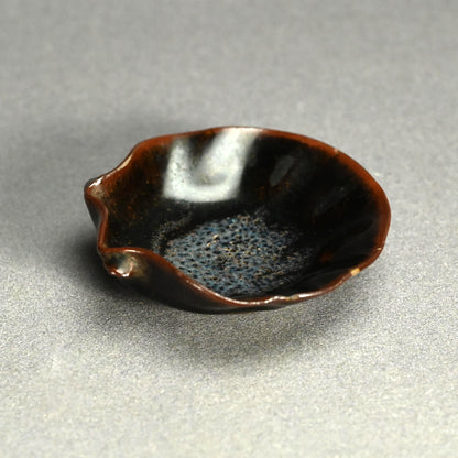 油滴天目 阿賀野焼 向付