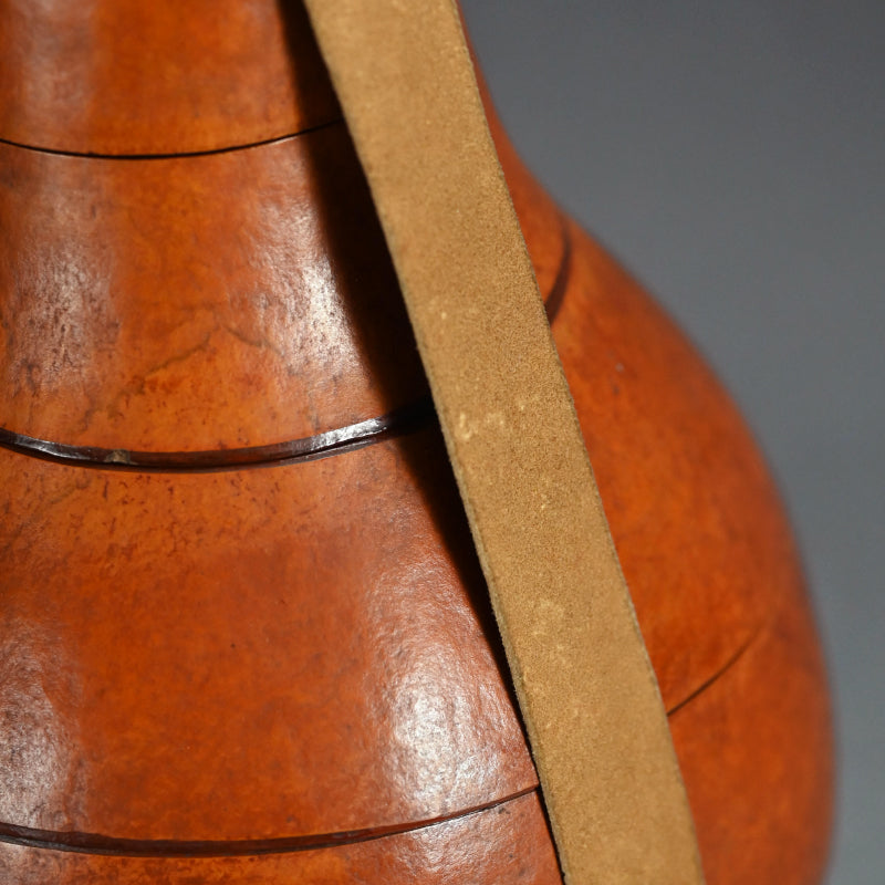 Antique Japanese Bento Picnic Box Made of a Gourd