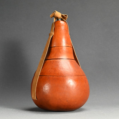 Antique Japanese Bento Picnic Box Made of a Gourd