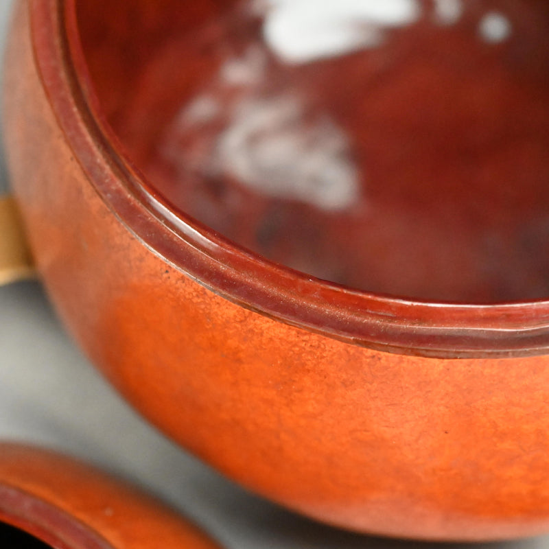 Antique Japanese Bento Picnic Box Made of a Gourd
