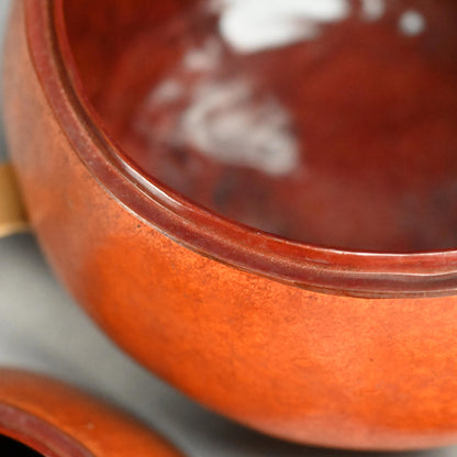 Antique Japanese Bento Picnic Box Made of a Gourd