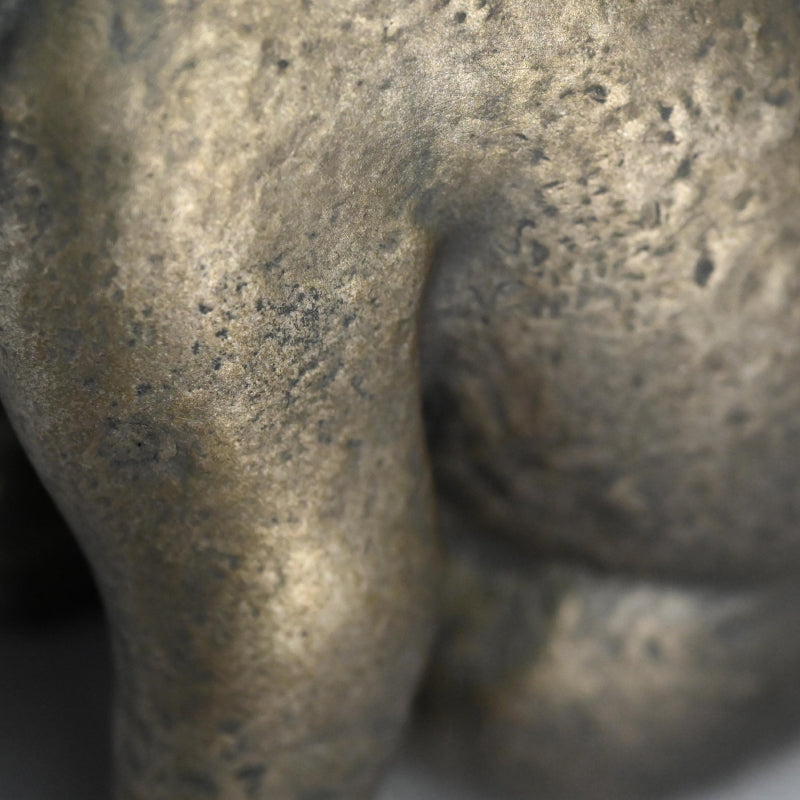 白銅熊置物 ー介川芳秀「熊置物」