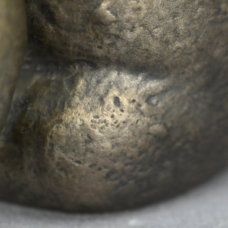 白銅熊置物 ー介川芳秀「熊置物」