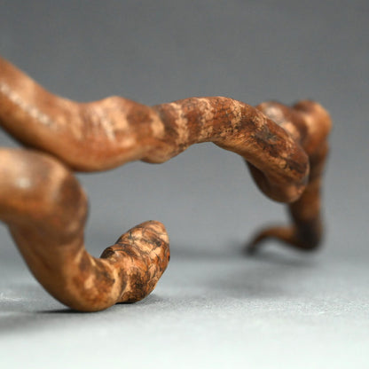 Antique Japanese Root-Wood Carved Snake