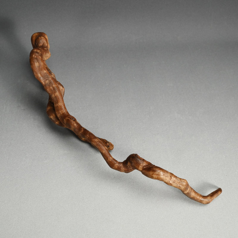 Antique Japanese Root-Wood Carved Snake
