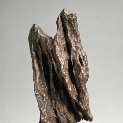 Antique Scholar Viewing Stone with Rose-wood Stand