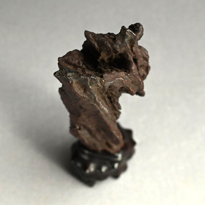 Antique Scholar Viewing Stone with Rose-wood Stand