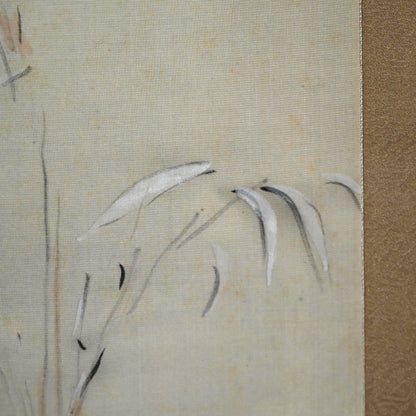 Sparrows in Snow Covered Garden ー白倉 二峰 “雪庭小禽”