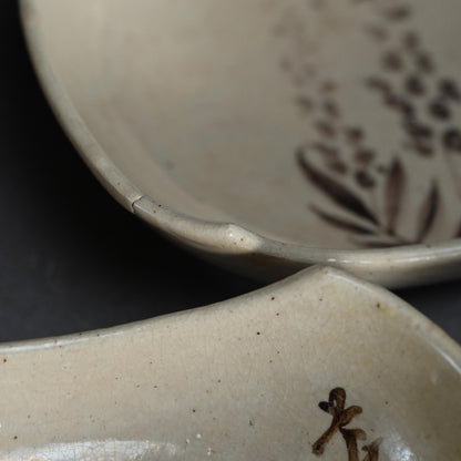 箱入り10個入り。亀甲焼懐石向付皿セット