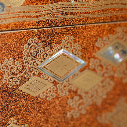 華麗なる江戸 p.漆重ね箱 ー時代蒔絵々替重箱