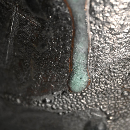 Contemporary Glimmering Silver Vase ー市川 透 “花器”