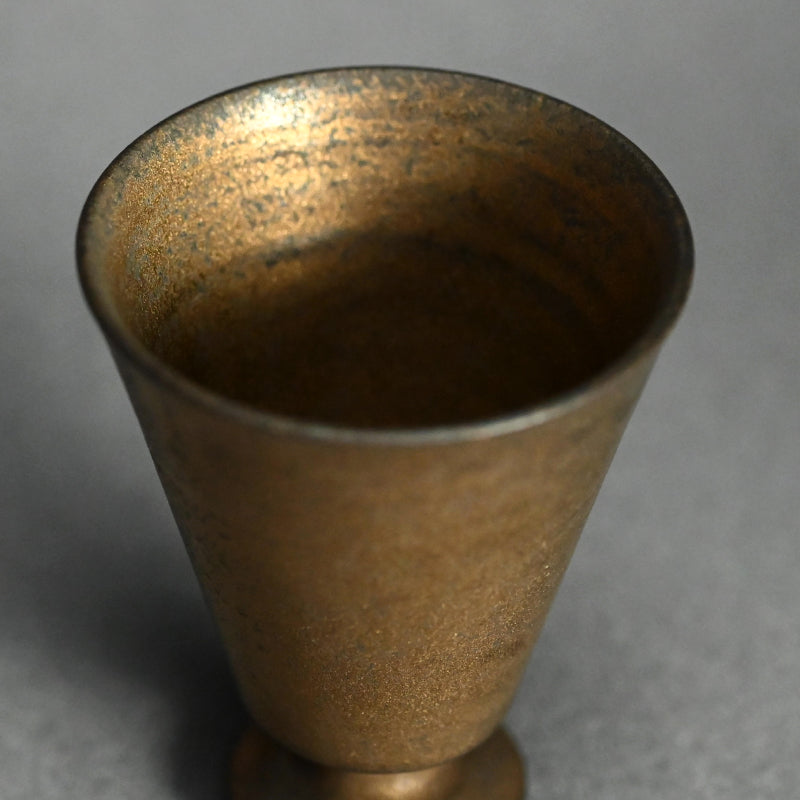 Fugen Gold Guinomi ー松下 広樹 “普賢ゴールドぐい吞”