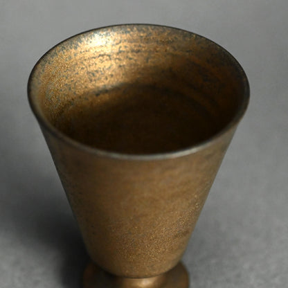 Fugen Gold Guinomi ー松下 広樹 “普賢ゴールドぐい吞”