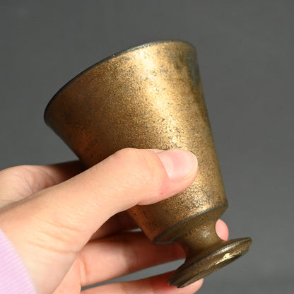 Fugen Gold Guinomi ー松下 広樹 “普賢ゴールドぐい吞”