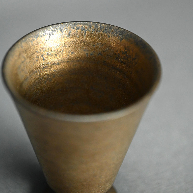 Fugen Gold Guinomi ー松下 広樹 “普賢ゴールドぐい吞”