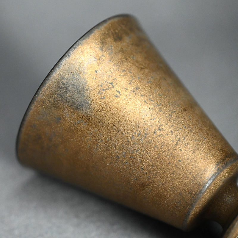 Fugen Gold Guinomi ー松下 広樹 “普賢ゴールドぐい吞”