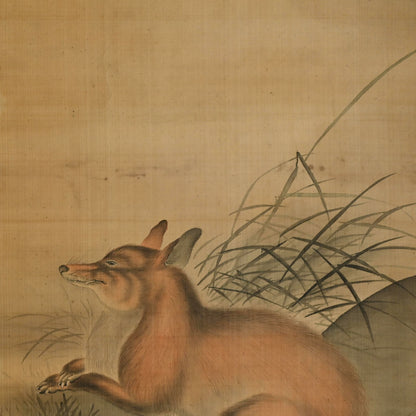 Fox in moonlight ー森 徹山