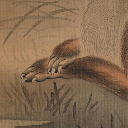 Fox in moonlight ー森 徹山