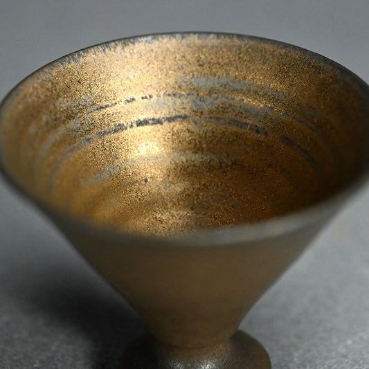 Fugen Gold Guinomi ー松下 広樹 “普賢ゴールドぐい吞”