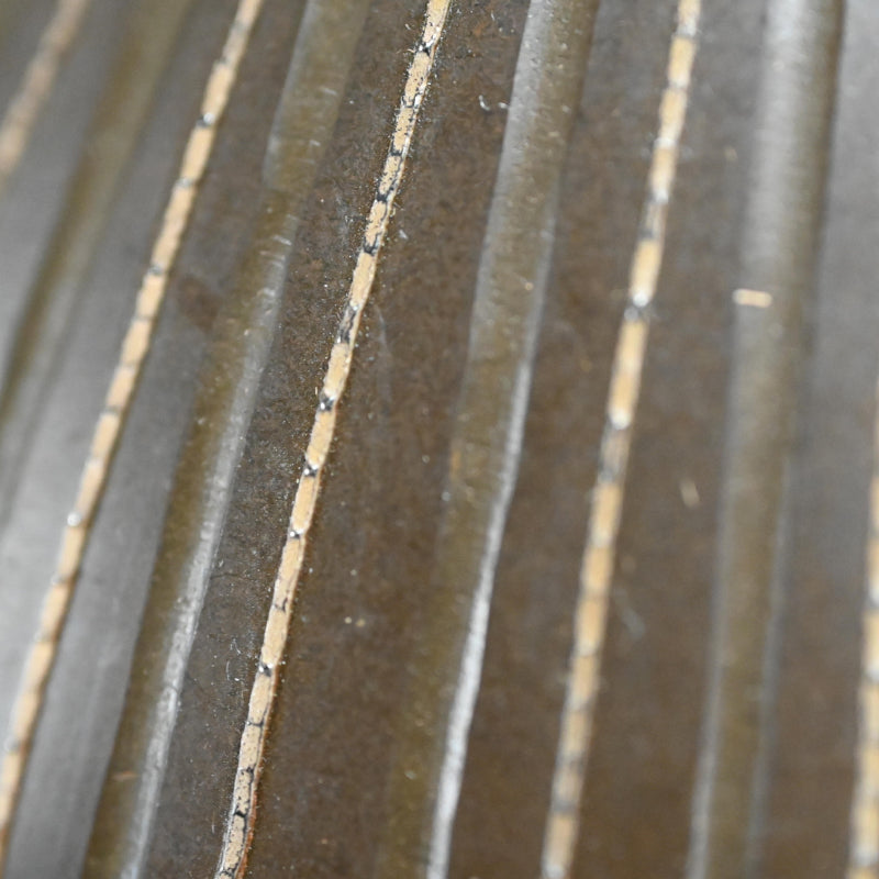 モダニズム青銅象嵌花瓶 ー般若勘渓「徳利形花瓶」