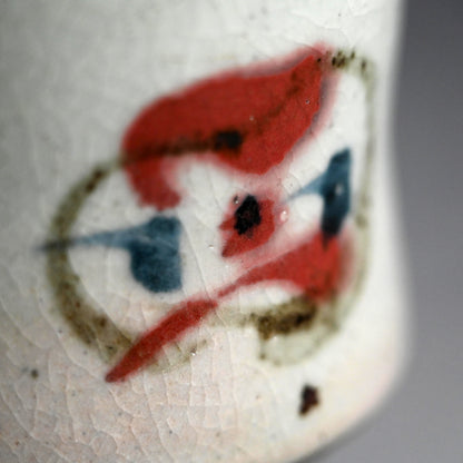 Rare Floral Chawan Tea bowl ー河井 寛次郎 “花茶碗”