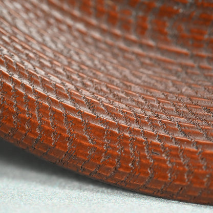 Wysteria and Honey-Bee Lacquer Plate by Kosai ー廣斎 “堆漆蒔絵 藤之圖菓子器”