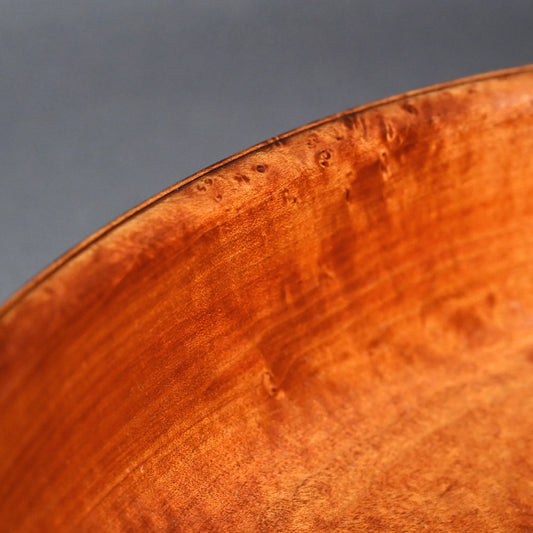 Figured Maple Obon Serving tray ー辻 英芳 “楓造拭漆 盛器”