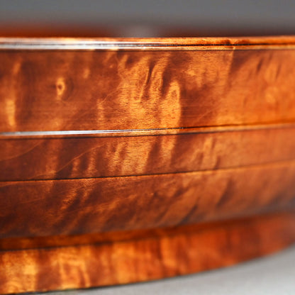 楓造盆漆 盛器 ー辻 英芳 「楓造拭漆盛器」