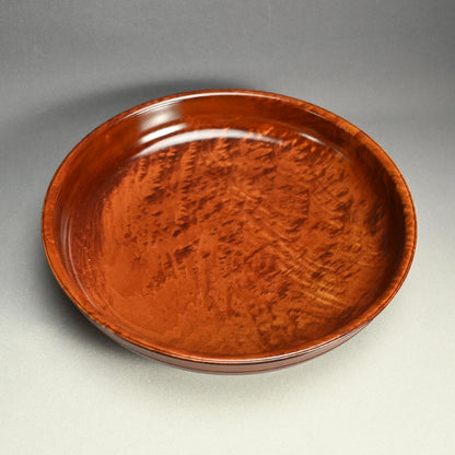 楓造盆漆 盛器 ー辻 英芳 「楓造拭漆盛器」