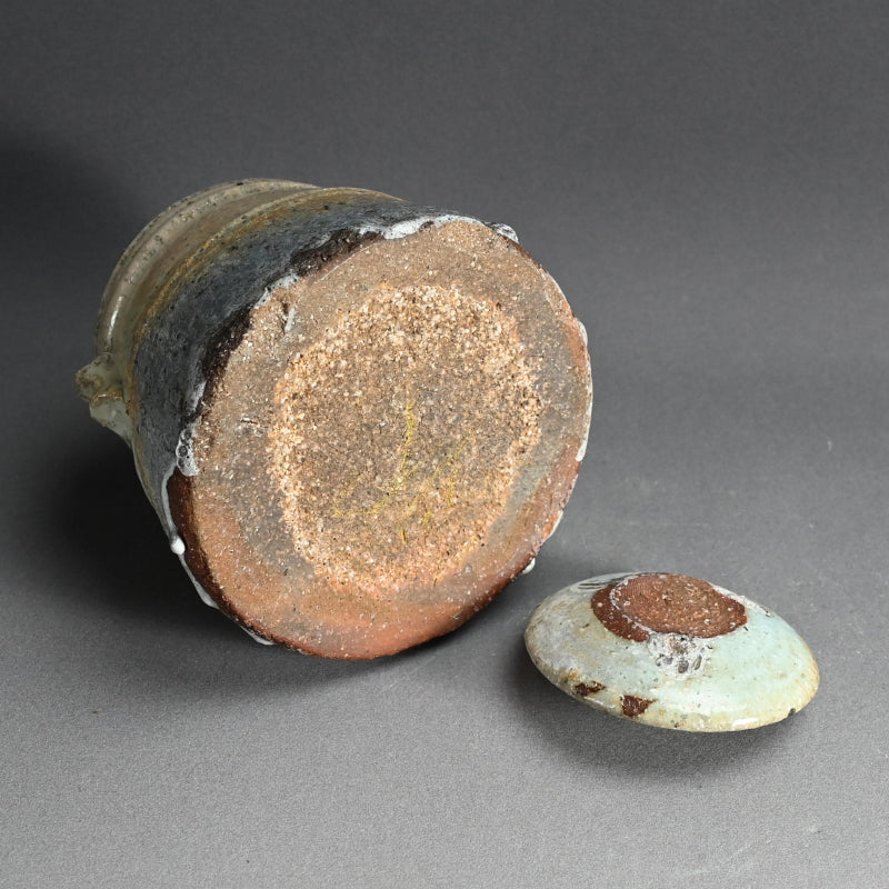 Hagi Mizusashi ー十三代 坂田 泥華 “萩灰被耳付水指”