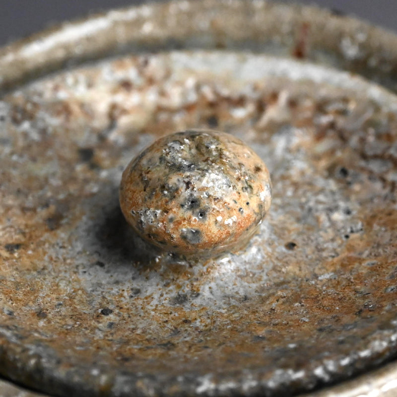 Hagi Mizusashi ー十三代 坂田 泥華 “萩灰被耳付水指”