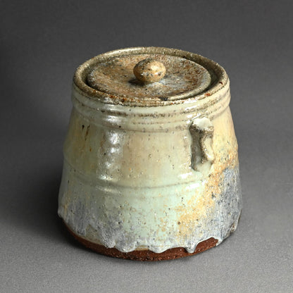 Hagi Mizusashi ー十三代 坂田 泥華 “萩灰被耳付水指”