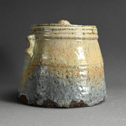 Hagi Mizusashi ー十三代 坂田 泥華 “萩灰被耳付水指”