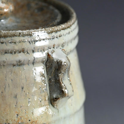 Hagi Mizusashi ー十三代 坂田 泥華 “萩灰被耳付水指”