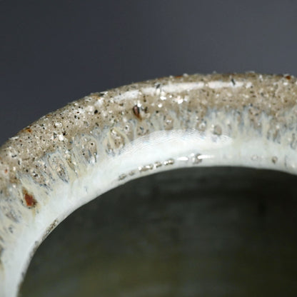 Hagi Mizusashi ー十三代 坂田 泥華 “萩灰被耳付水指”