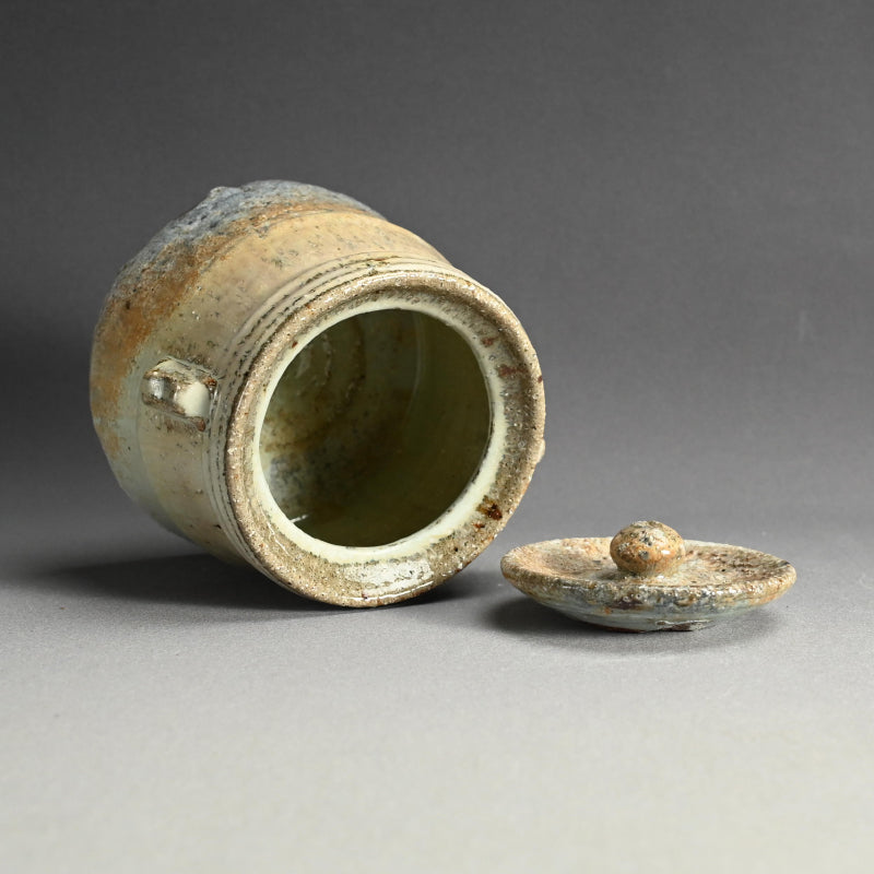 Hagi Mizusashi ー十三代 坂田 泥華 “萩灰被耳付水指”