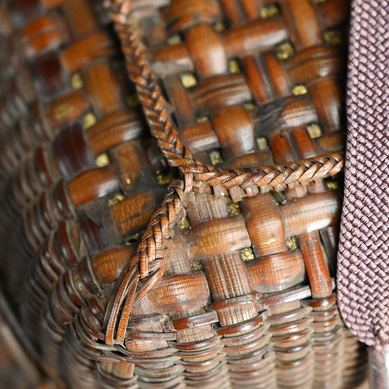 Breathtaking Antique Japanese Tea Set Basket