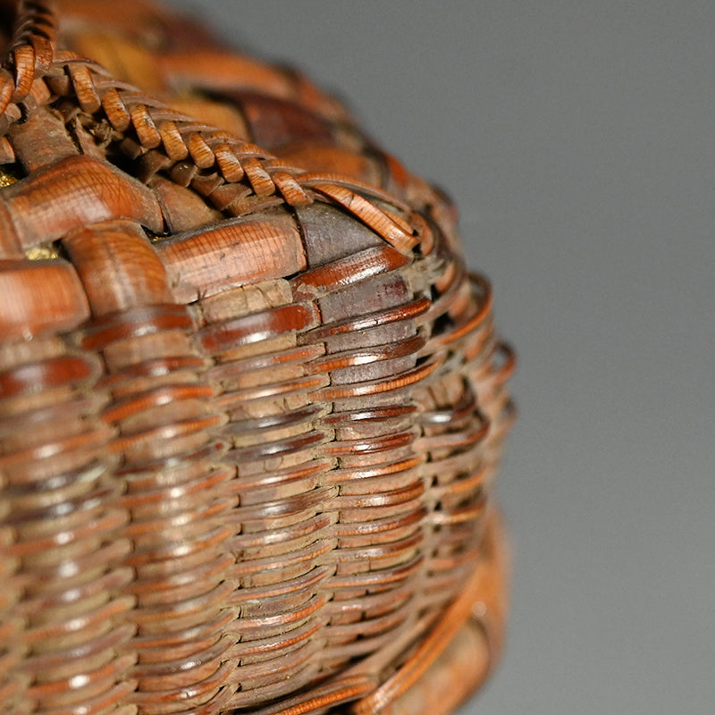 Breathtaking Antique Japanese Tea Set Basket