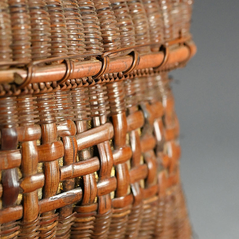 Breathtaking Antique Japanese Tea Set Basket
