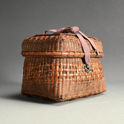 Breathtaking Antique Japanese Tea Set Basket